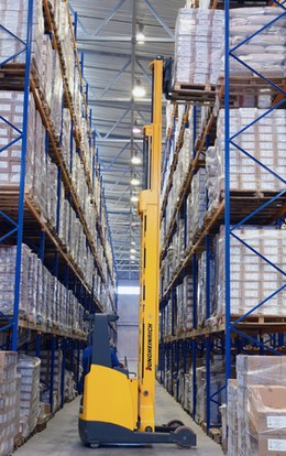 narrow aisle forklift