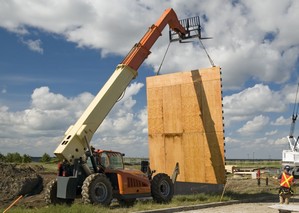 Rough terrain telehandler